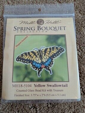 Swallowtail Butterfly Cross Stitch Kit By Mill Hill